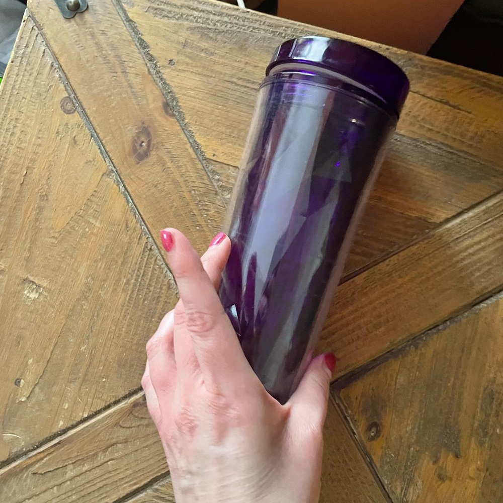 Purple walk to end lupus now thermos tumbler - Picture 2 of 5